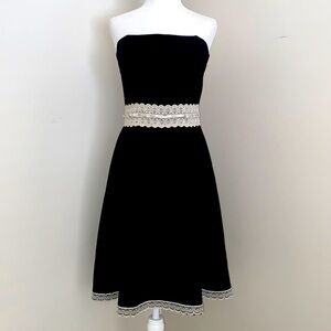 Vintage 90’s Ruby Rox strapless black dress